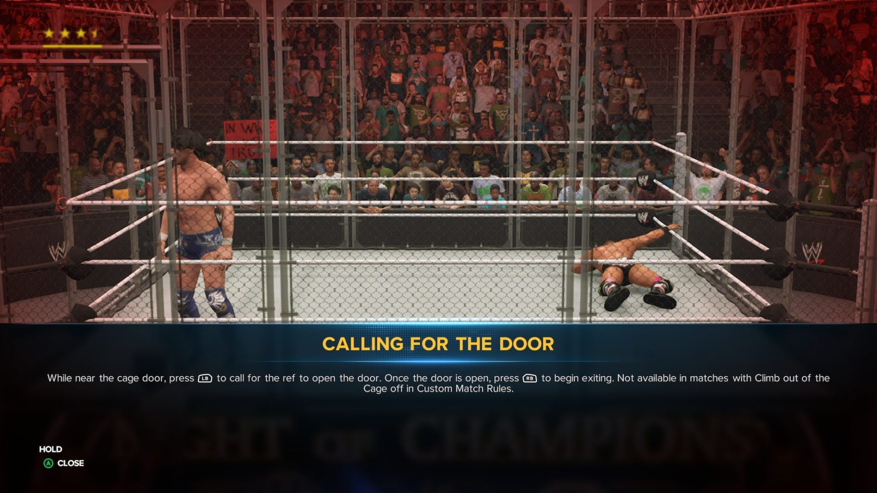 WWE 2K23 スチール ケージ マッチ コントロール ガイド ドアの呼び出し