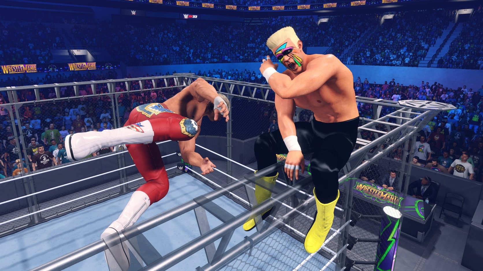 WWE 2K23 スチール ケージ マッチ コントロール ガイド Cody Sting Top