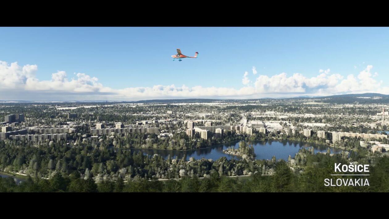 Microsoft Flight Simulator (2020)、Microsoft、Flight Simulator は改良されたコシツェを無料で提供します