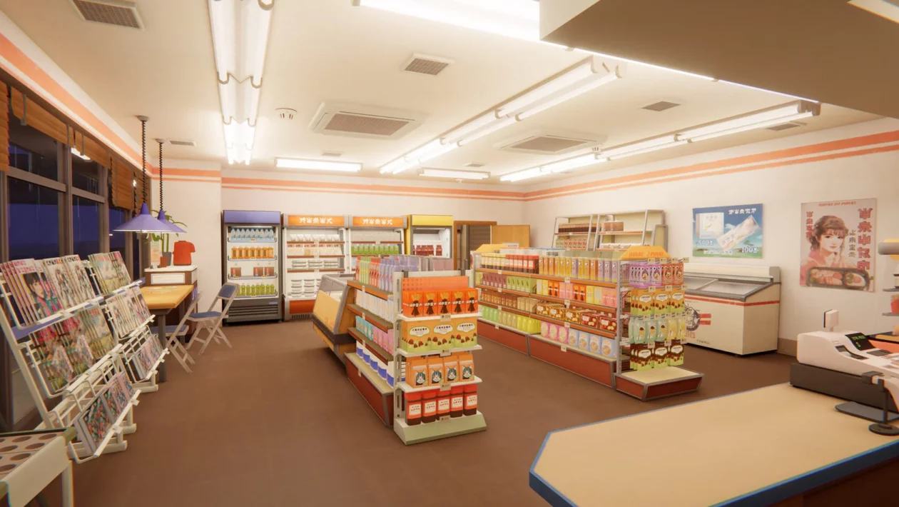 inKONBINI: 1 つの店舗。  Many Stories、永井産業、来年私たちは日本の店舗の販売員になります