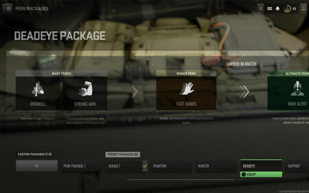 Call of Duty Modern Warfare 2 Perks