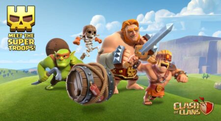 Clash of Clans Super Troops characters
