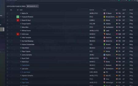 Improve your team's performance in Football Manager 2023 by finding the right players for your squad