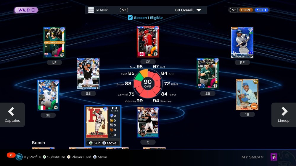 MLB The Show 23 の Diamond Dynasty チーム