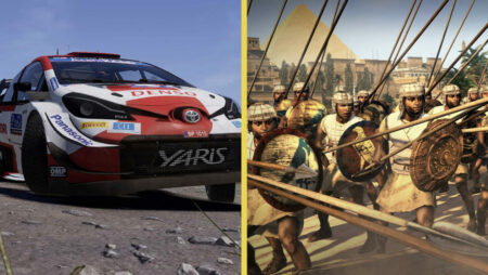 WRC 23 と Total War: Pharaoh が登場
