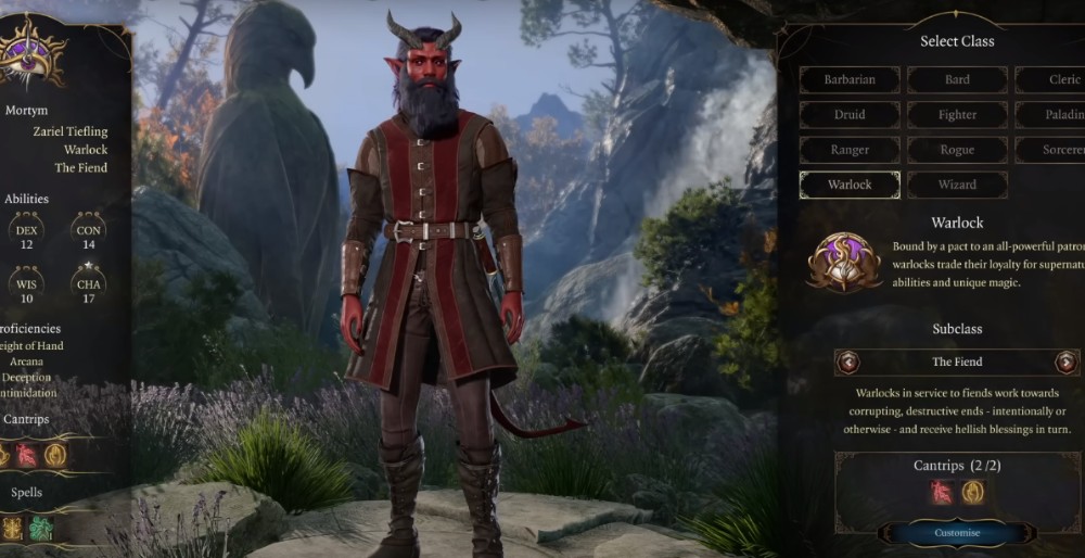 Baldur's Gate 3 ウォーロックのサブクラス