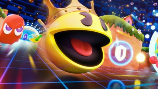 Multiplayer Pac-Man 99 střídá Pac-Man Mega Tunnel Battle