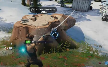 Explore Timber Pine in Fortnite, a lush, forested area brimming with resources and challenges, perfect for strategic gameplay and epic battles.