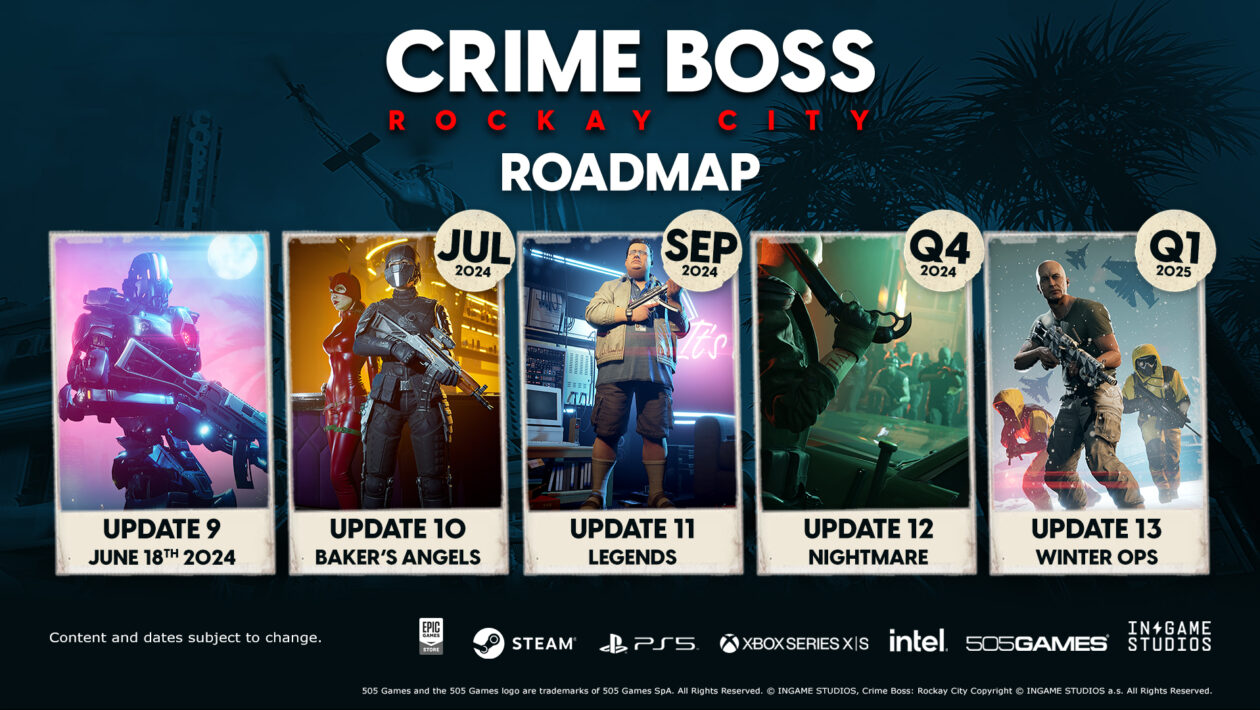 Crime Boss: Rockay City、505 Games、Crime Boss がボットを歓迎し Steam へ
