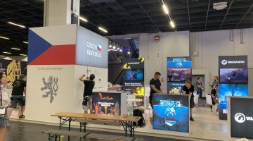 今年のGamescomにはチェコの共通スタンドも登場します