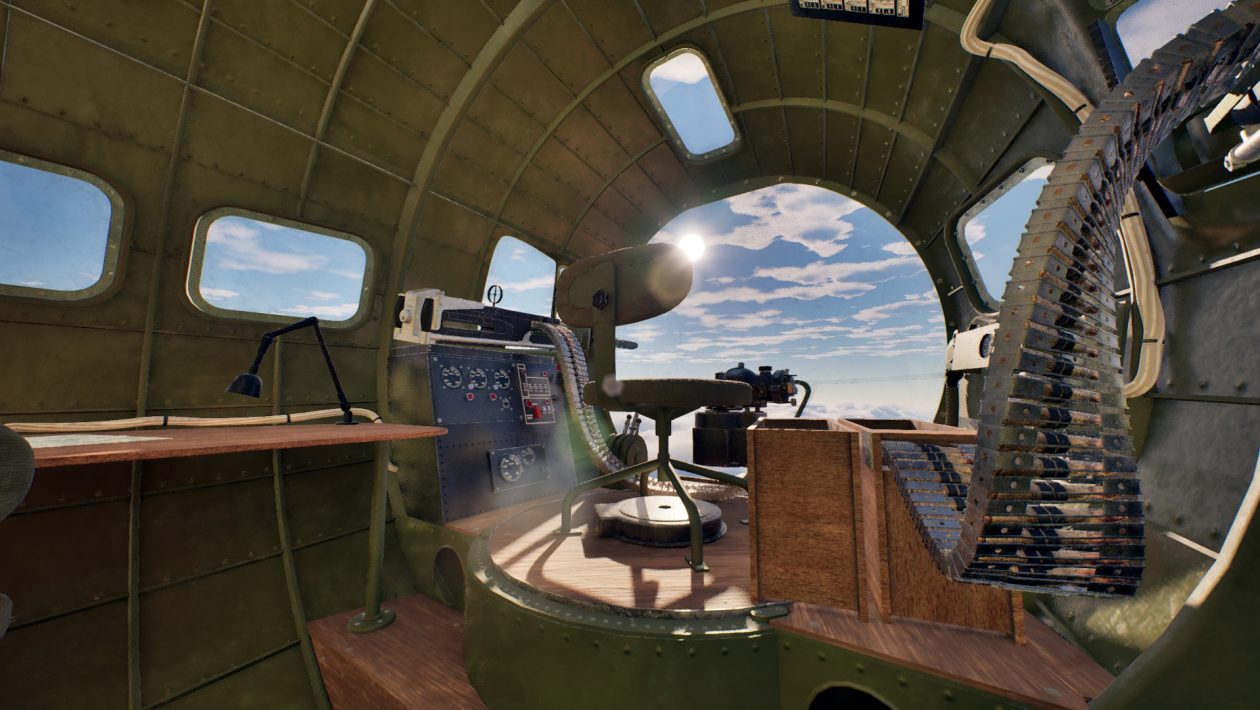 学生たちは博物館のために B-17 を使った VR 空中戦を作成しました