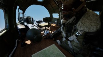 学生たちは博物館のために B-17 を使った VR 空中戦を作成しました