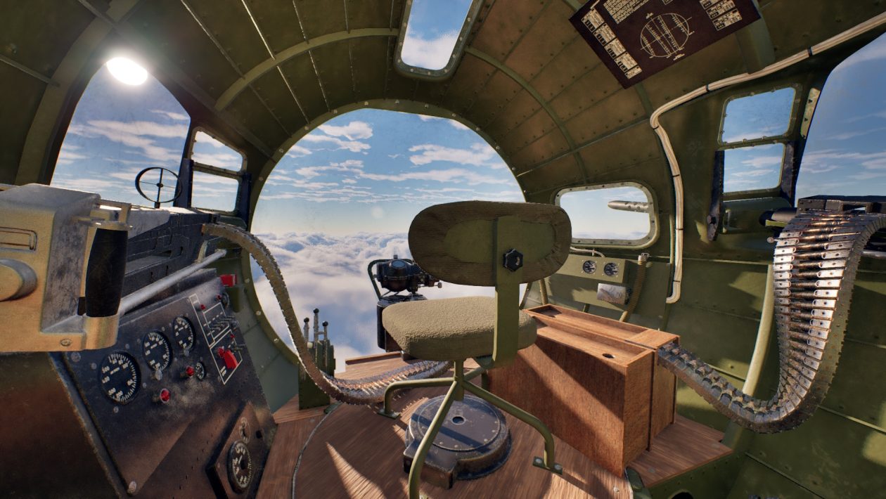 学生たちは博物館のために B-17 を使った VR 空中戦を作成しました