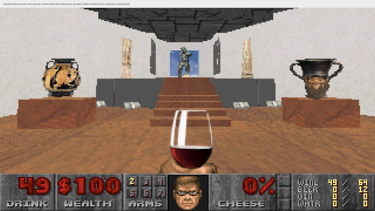 Doom、id Software、Doom 用の Mod はアート ギャラリーの最初のレベルを変更します