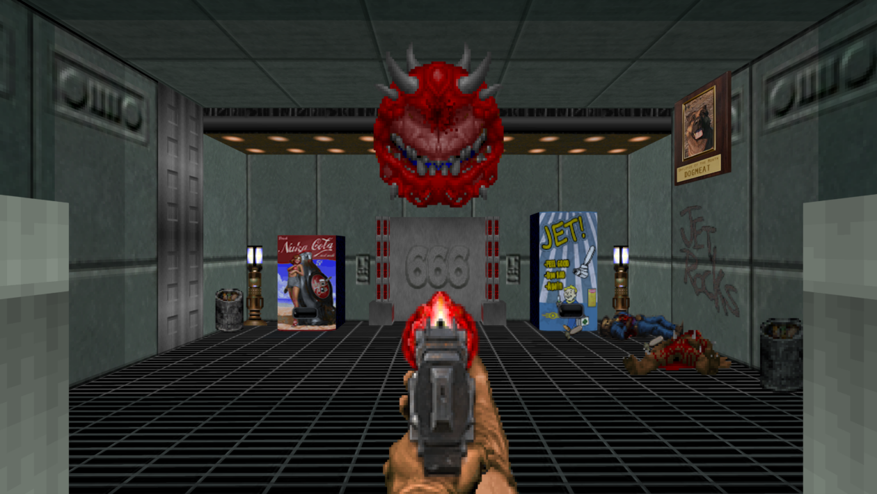 DOOM II、Doomaの新しいmodはあなたを放射性降下物の世界に連れて行きます