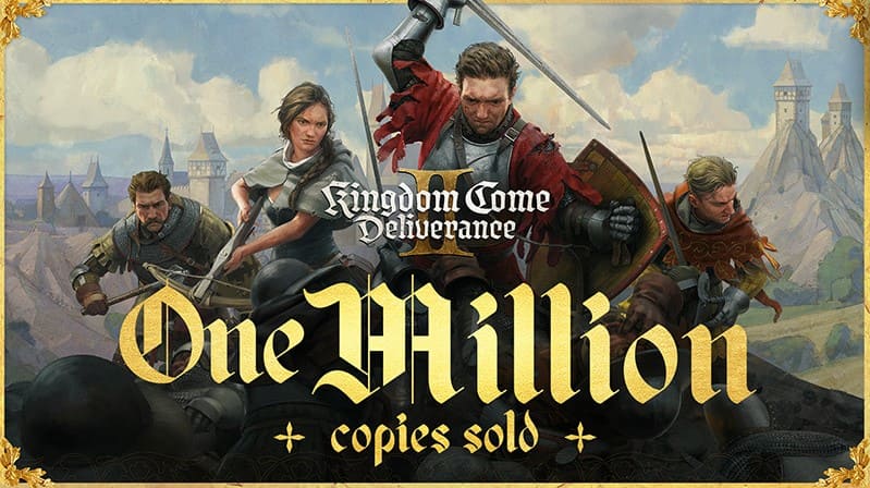 Kingdom Come：Deliverance 2アートワークで100万枚以上のコピーを祝いました。