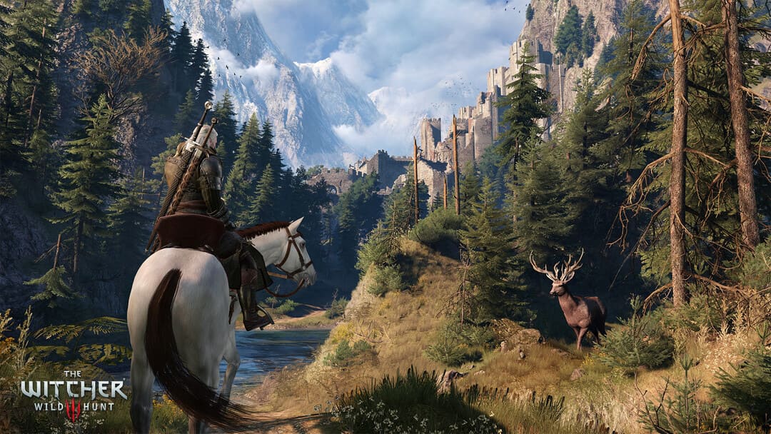 史上最高のシングルプレイヤーゲームの1つからのスクリーンショット、The Witcher 3：Wild Hunt。