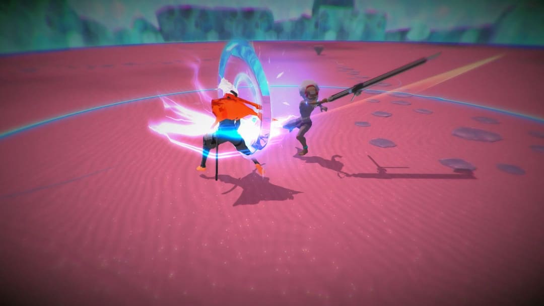 パワー攻撃を示すゲームFuriのスクリーンショット。