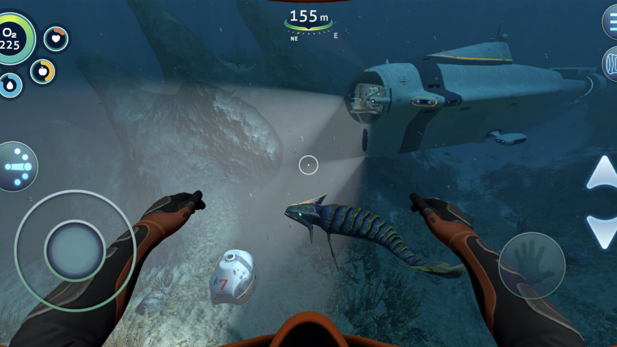 Subnauticaは携帯電話とタブレットに向かっています