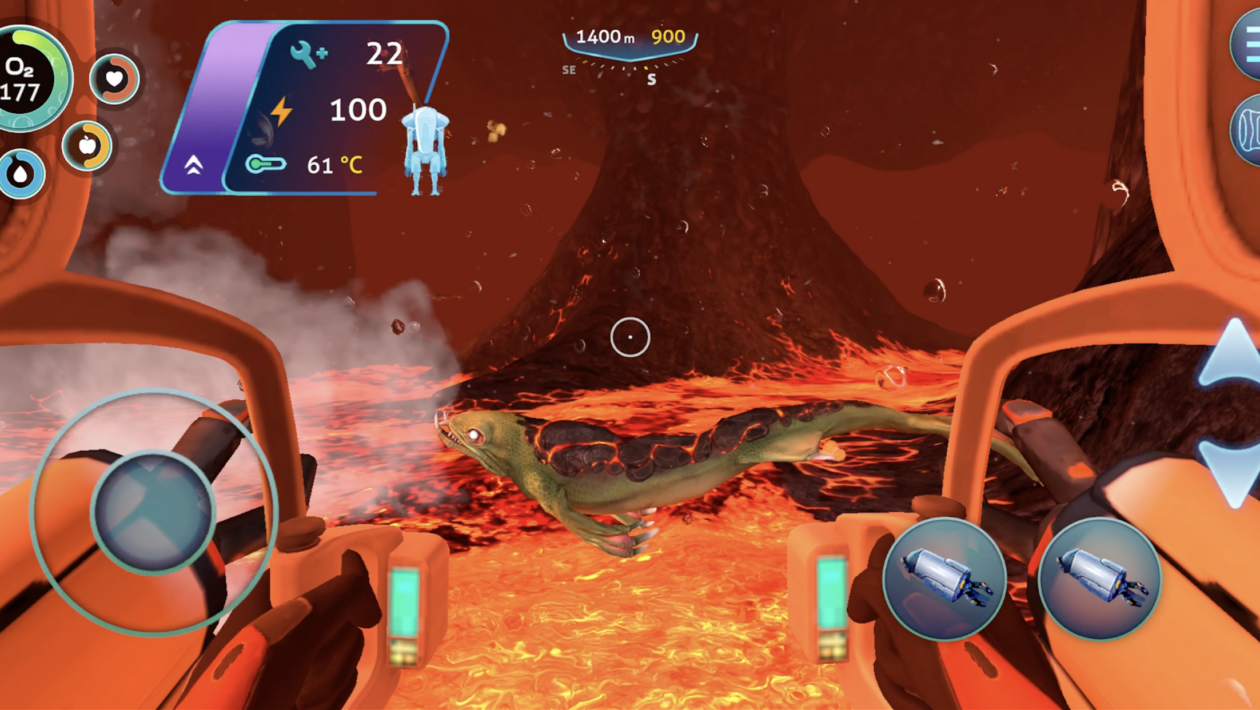 Subnauticaは携帯電話とタブレットに向かっています