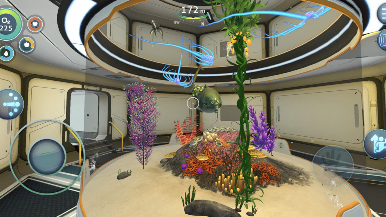 Subnauticaは携帯電話とタブレットに向かっています