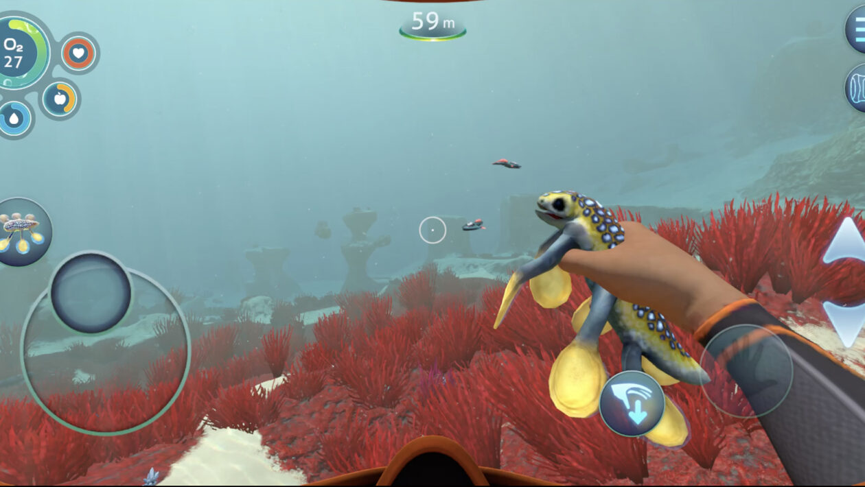 Subnauticaは携帯電話とタブレットに向かっています