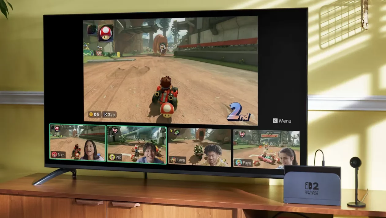 Nintendo Switch 2をテストしています