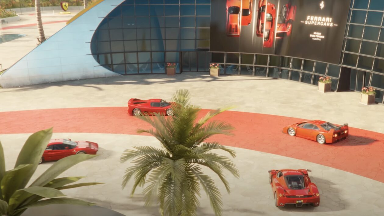 クルーモーターフェスト、Ubisoft、クルーモーターフェストがkaplickýビルディングに表示されます