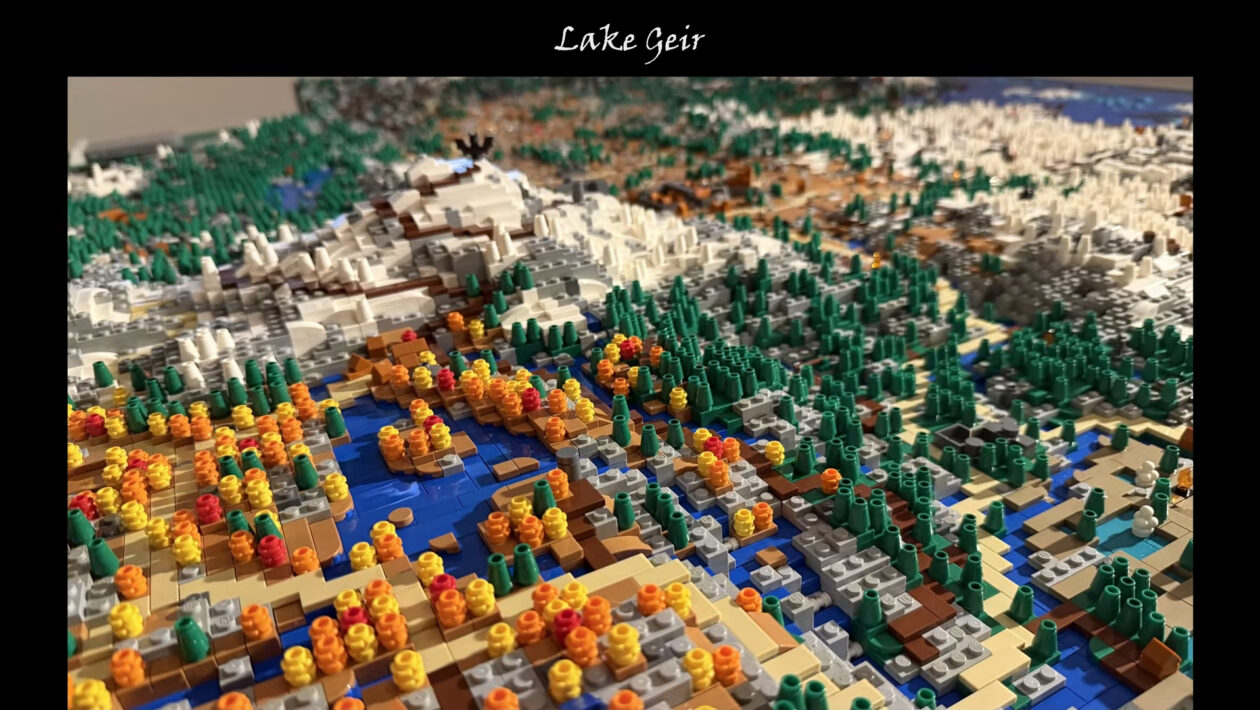 エルダースクロールス：Skyrim、Bethesda Softworks、Lego CubesのSkyrimの地図をお楽しみください