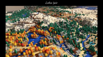 エルダースクロールス：Skyrim、Bethesda Softworks、Lego CubesのSkyrimの地図をお楽しみください
