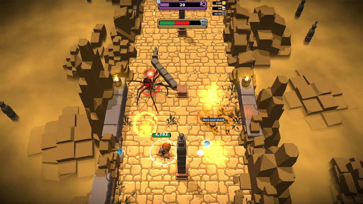 Dungero、Retrobot、新しいチェコのゲームはSteamに向かっています