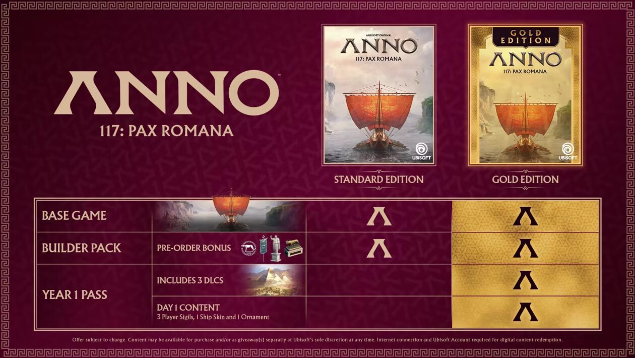 Anno 117：Pax Romana、Ubisoft、来週には特別なデモアノ117：Pax Romanaが到着します